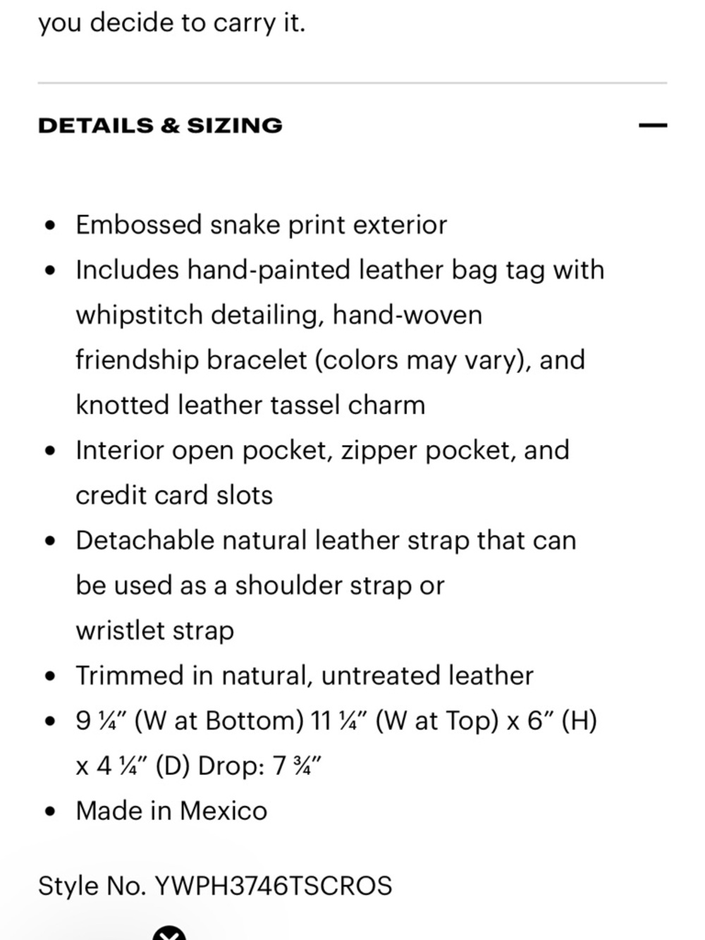 Consuela Brown Leather Shoulder Bag with Multicolor Strap Accent - Picture 6 of 6